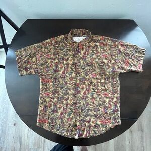 Men's Multicolor Short Sleeve Shirt